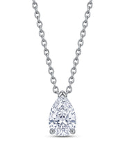 Teardrop CZ Pendant Women’s Necklace