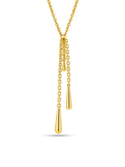 Golden Drops of Jupiter Pendant Necklace
