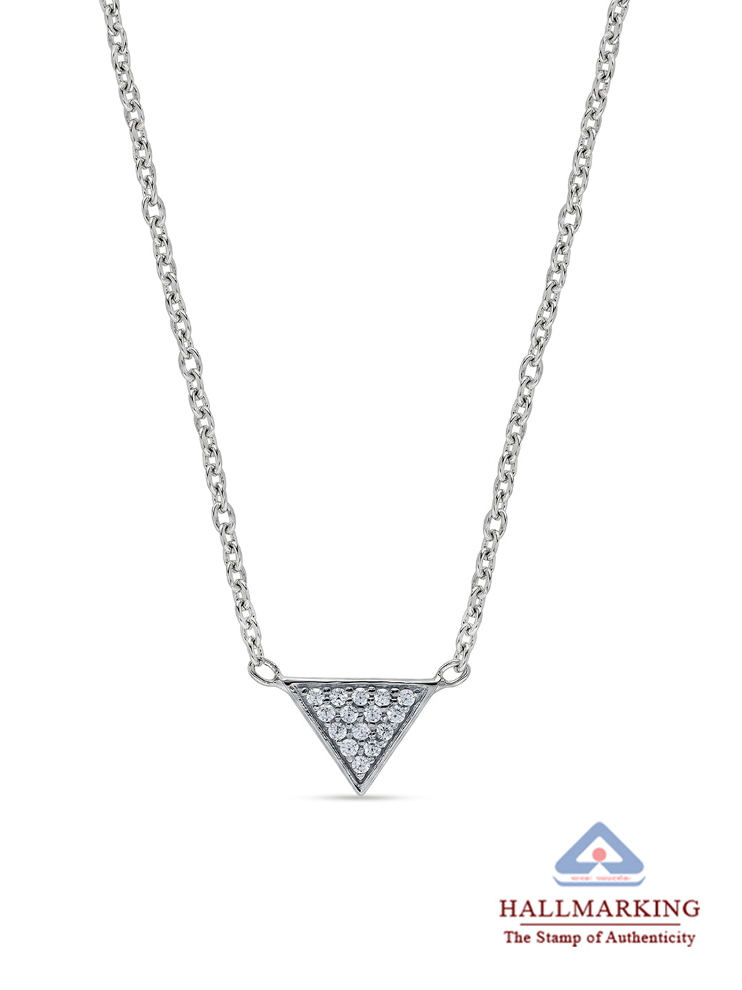Rhodium Charm Necklace