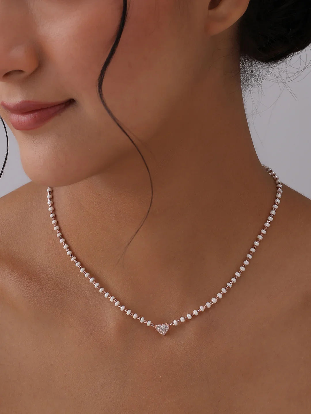 Rose Gold Charm Necklace