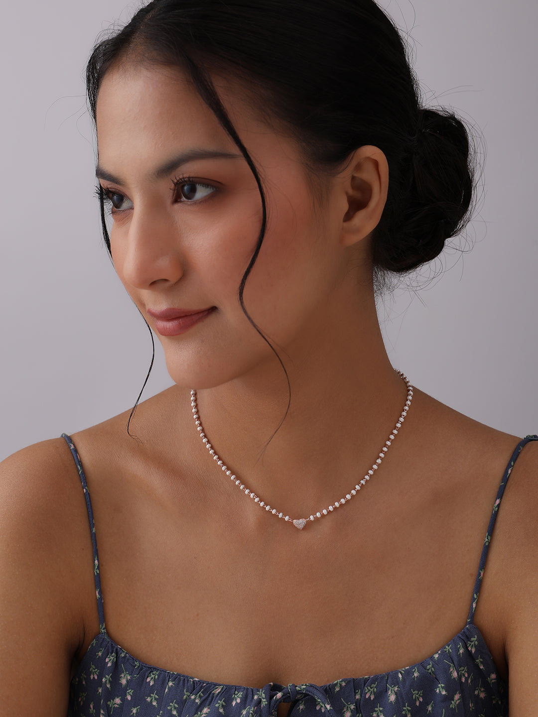 Rose Gold Charm Necklace