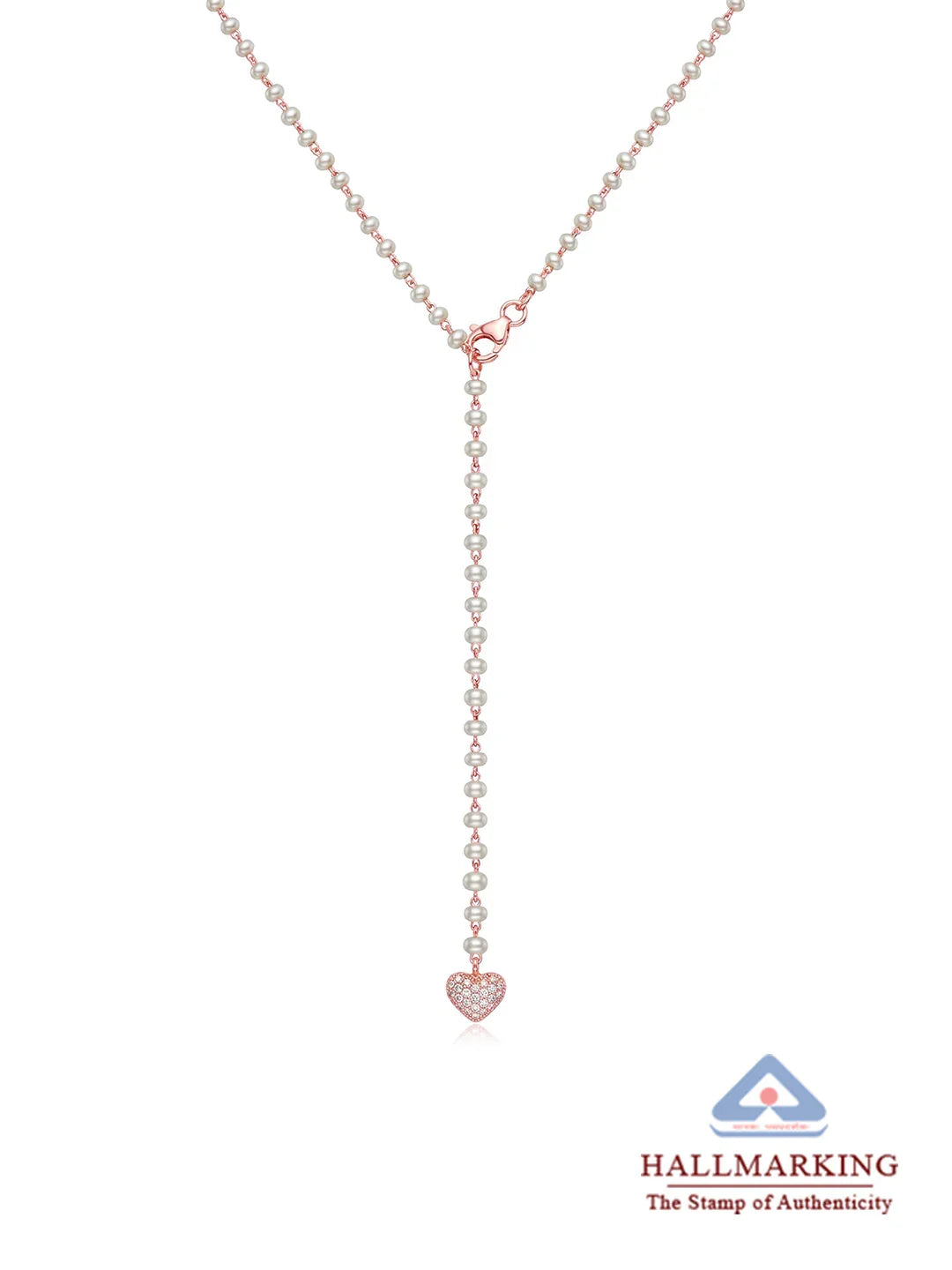 Rose Gold Lariat Necklace