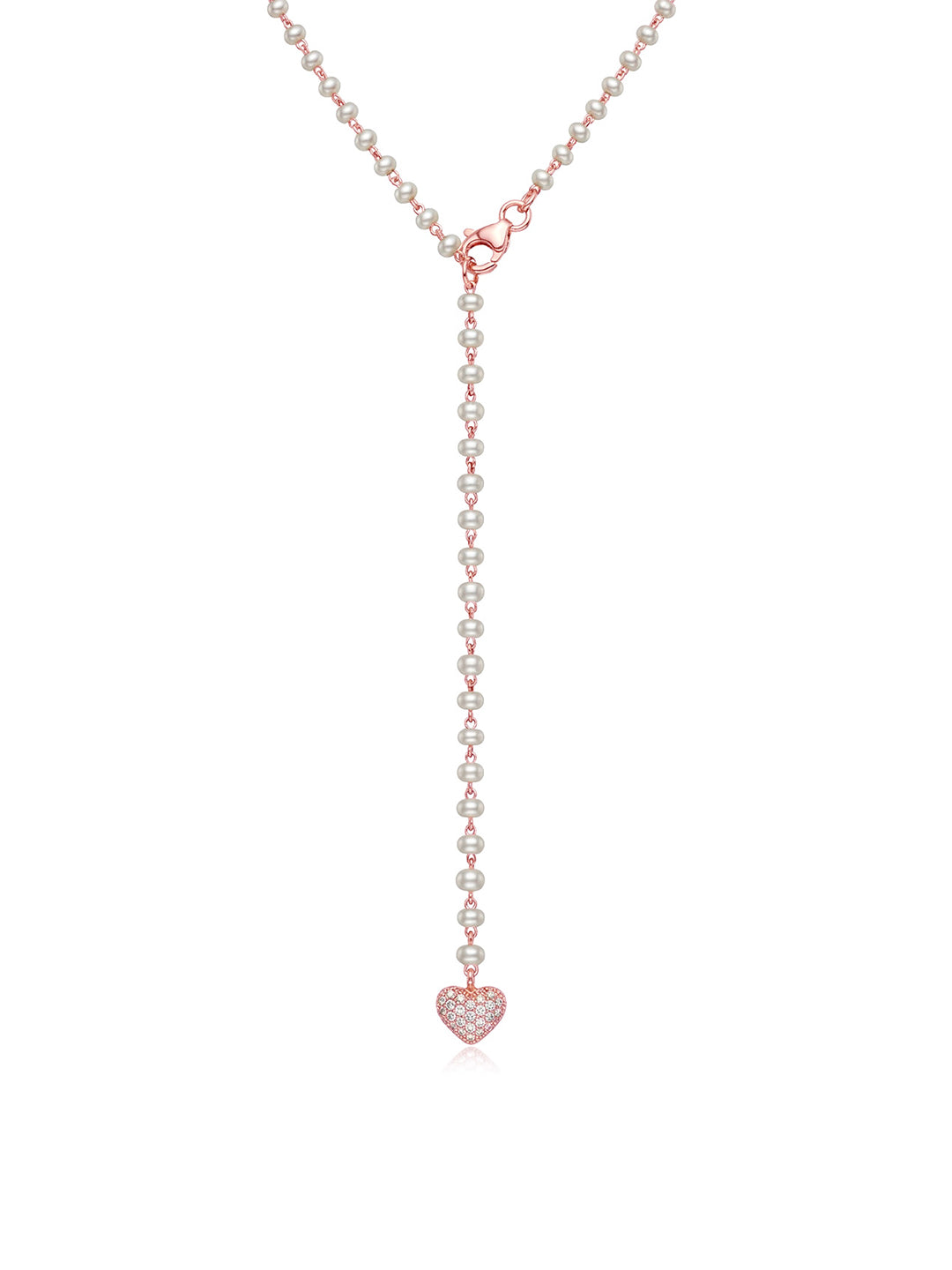 Rose Gold Lariat Necklace