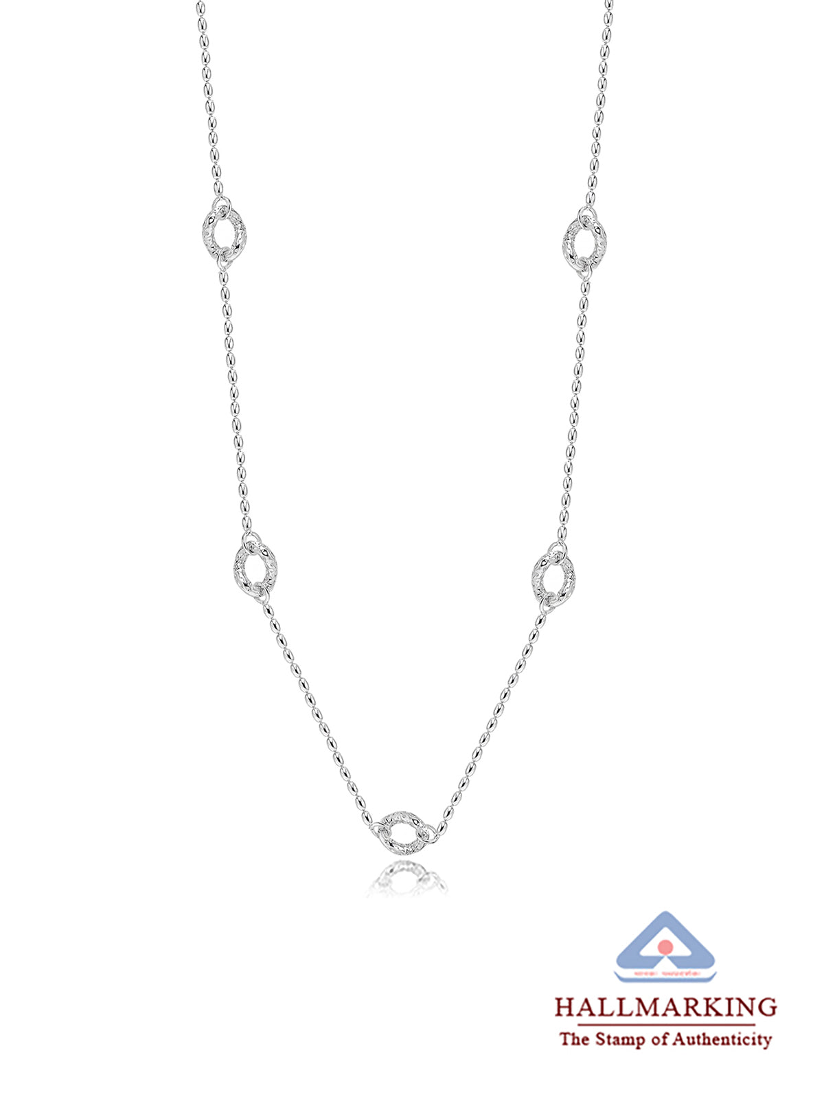Silver Multi Charm Chain Necklace