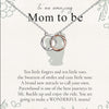 925 Sterling Silver Two-Tone Twisted Double Circle Necklace With Gift Card For Women