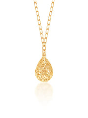 Elara Entangled Drop Pendant with chain Necklace for Women