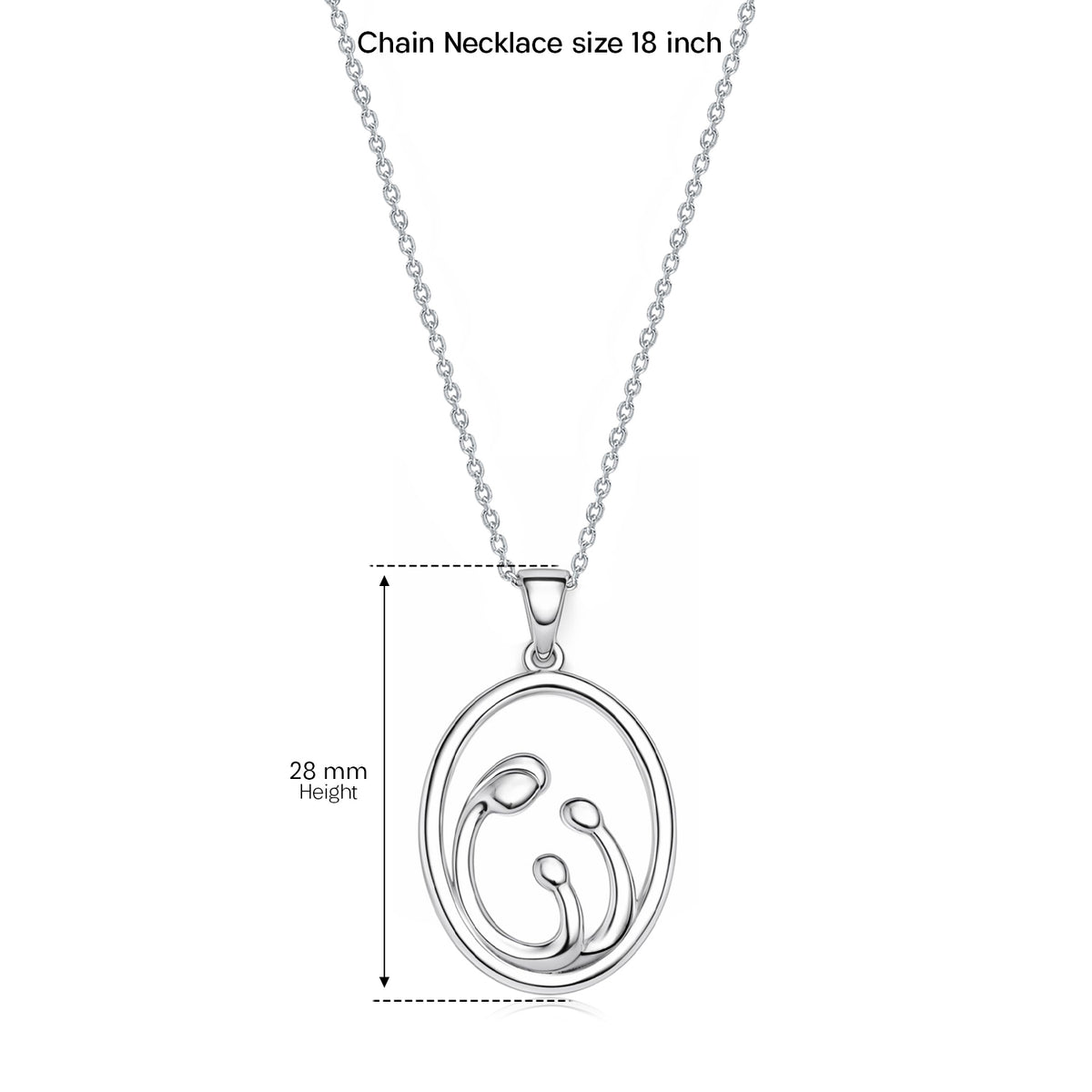 Mom Hug Pendant Women's Necklace