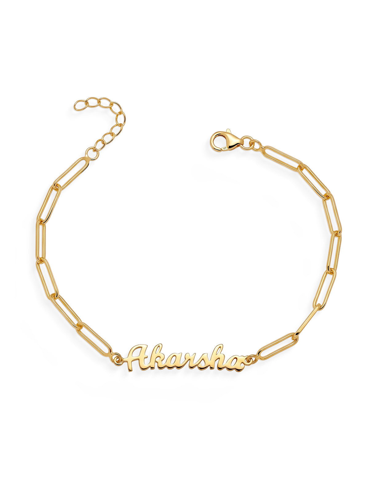 Personalized Gold Custom Name Bracelet