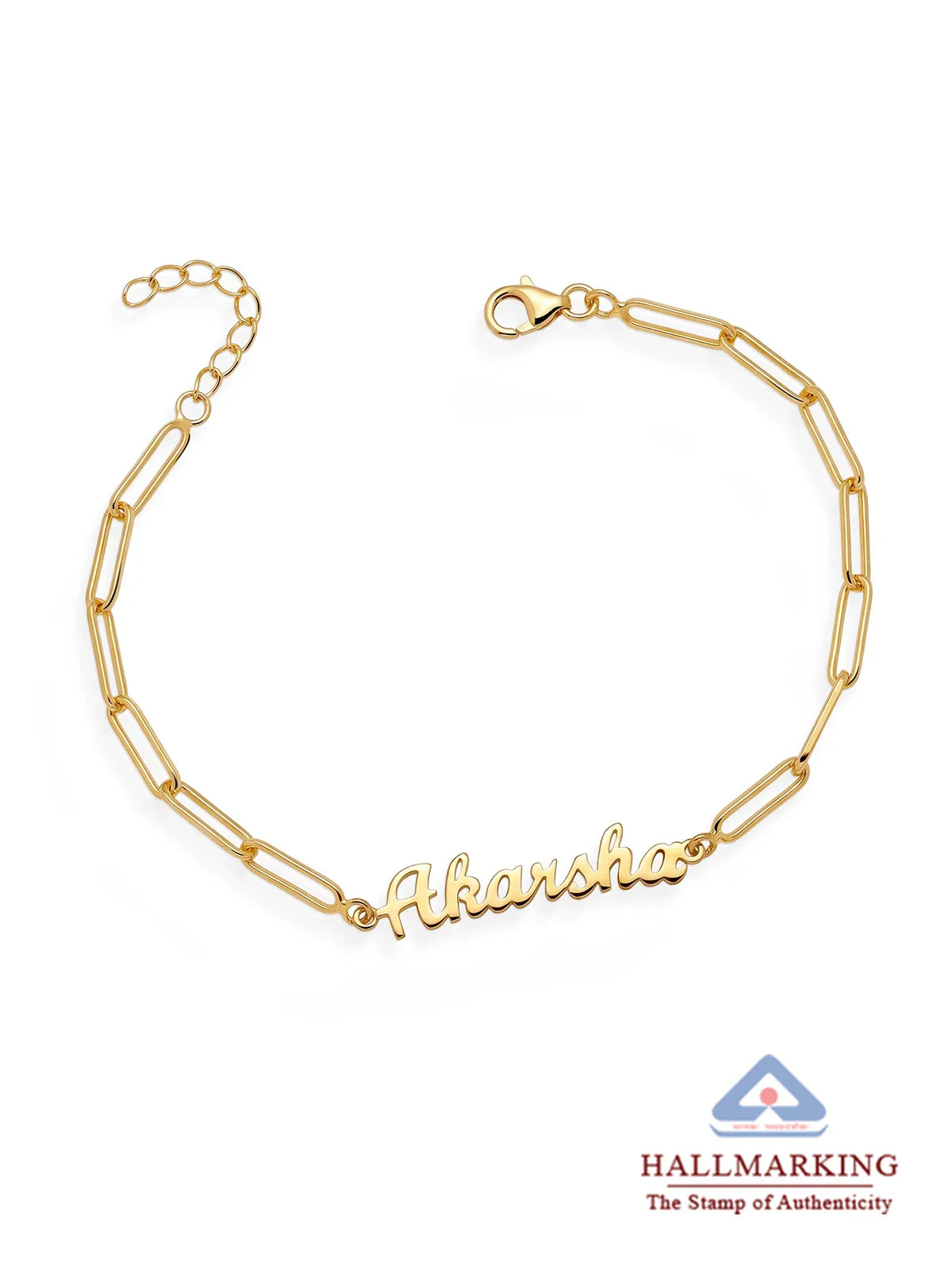 Personalized Gold Custom Name Bracelet