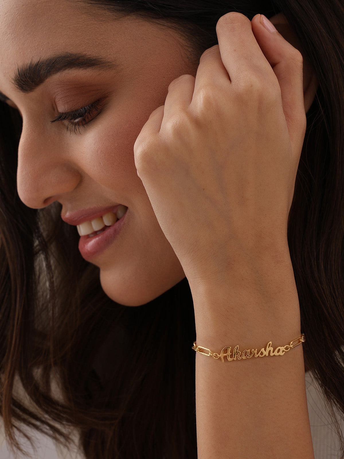 Personalized Gold Custom Name Bracelet