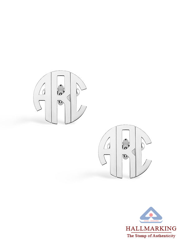 Personalized Wedding Initial Monogram Cufflinks
