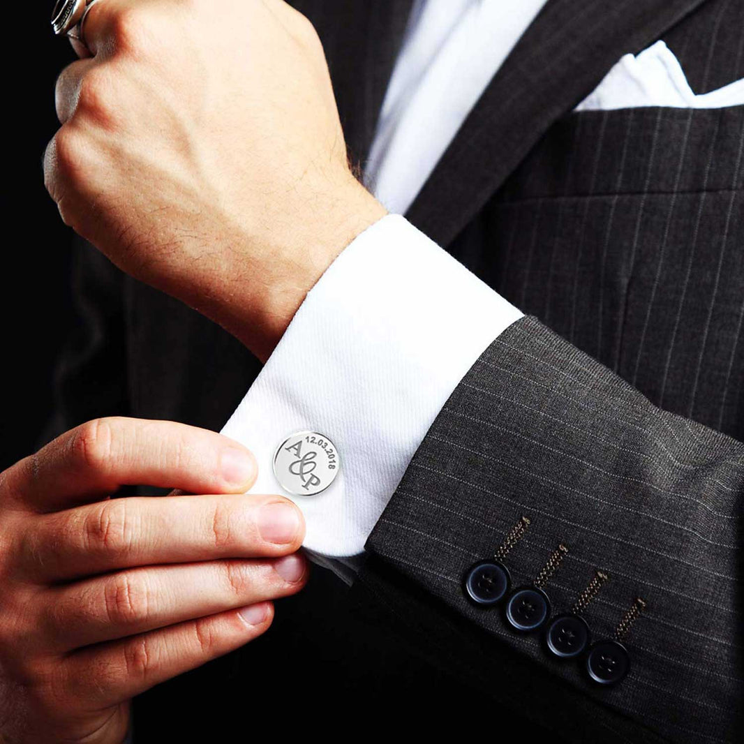 Buy Silver Cufflinks for Men at Best Prices | Truesilver