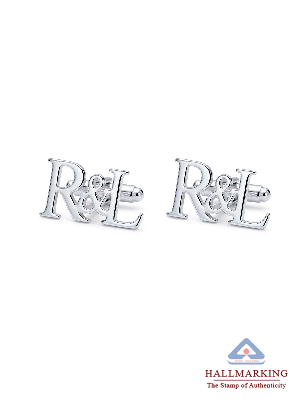 Cypher Personalized Wedding Monogram Men's Cufflinks