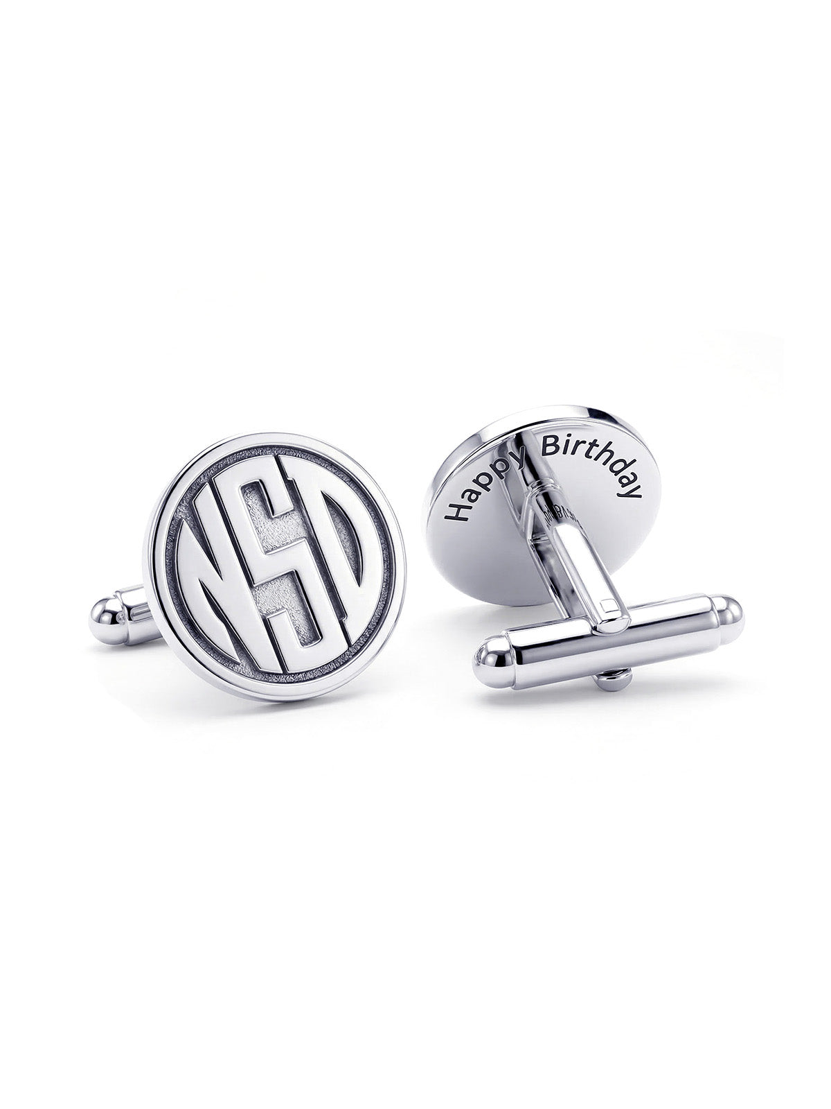 Personalized Minimalist Initial Cufflinks