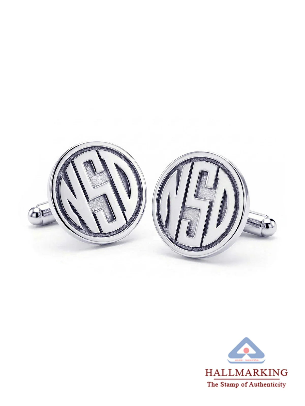 Personalized Minimalist Initial Cufflinks