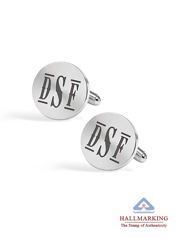 Personalized Double-Sided Monogram Cufflinks