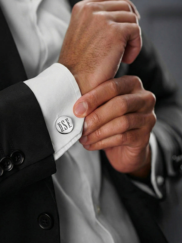 Personalized Double-Sided Monogram Cufflinks