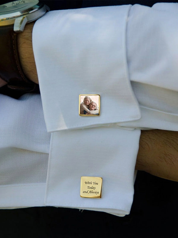 Personalized Photo & Message Cufflinks