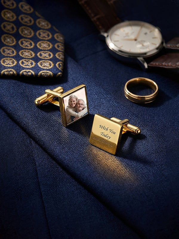 Personalized Photo & Message Cufflinks