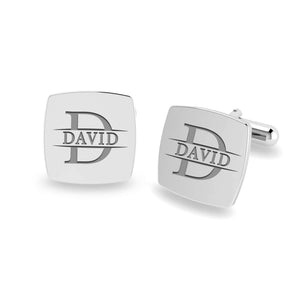 Custom Memorial Photo Cufflinks, Personalized Photo Cufflinks, Cool Gifts for Men, Custom Wedding Silver Plated or Black Cuff Link