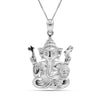 925 Sterling Silver Ganesha Pendant Nacklace for Men