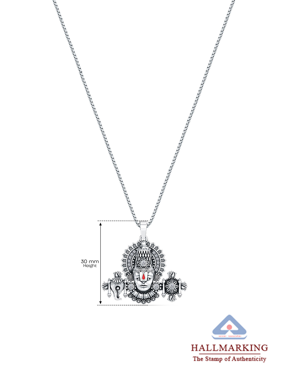 Tirupati Balaji Pendant Necklace