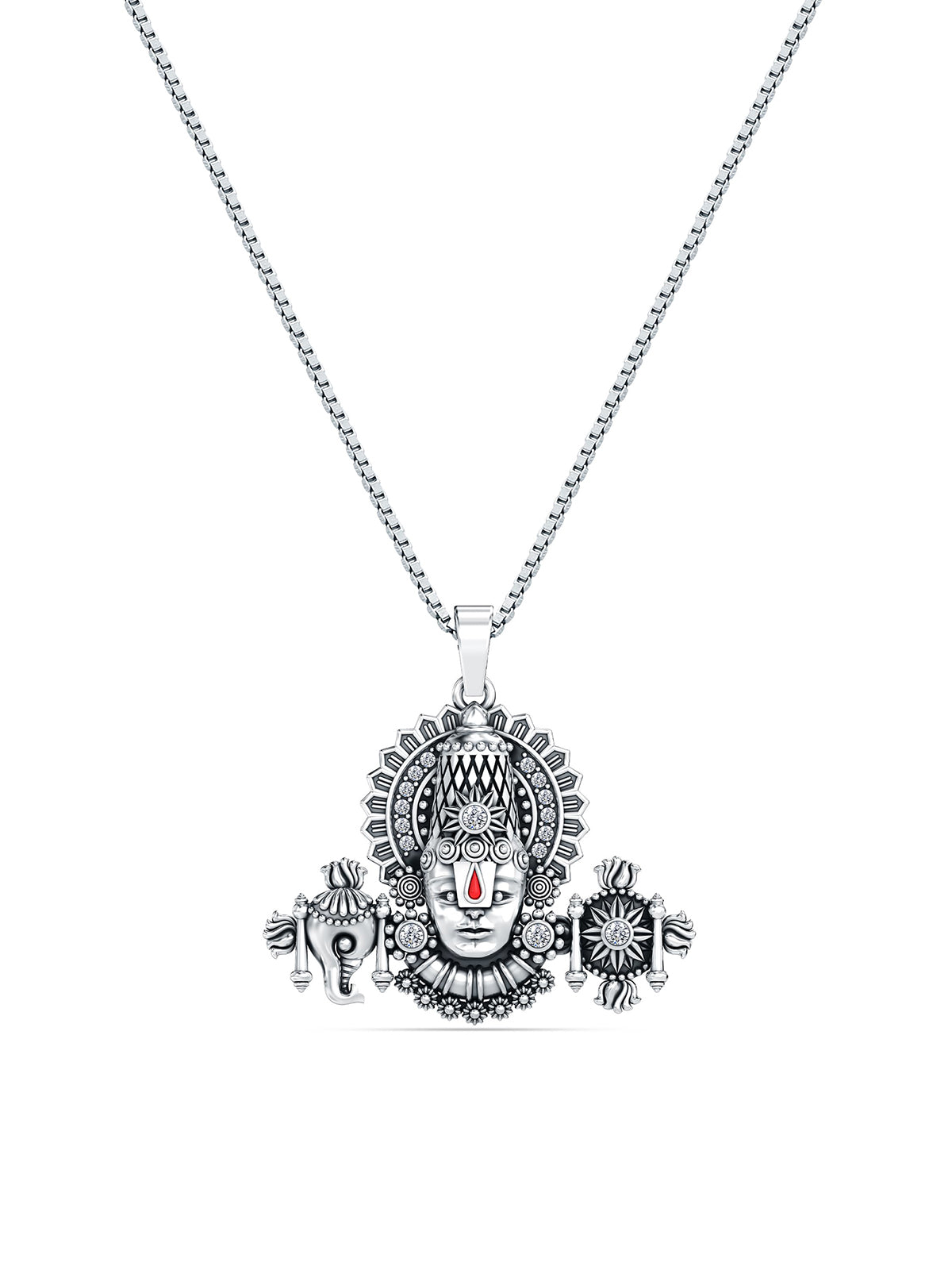 Tirupati Balaji Pendant Necklace