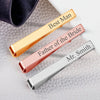 Personalised Engraved 925 Sterling Silver Initial or Name Designer Tie Clip for Men and Boys 1 PC