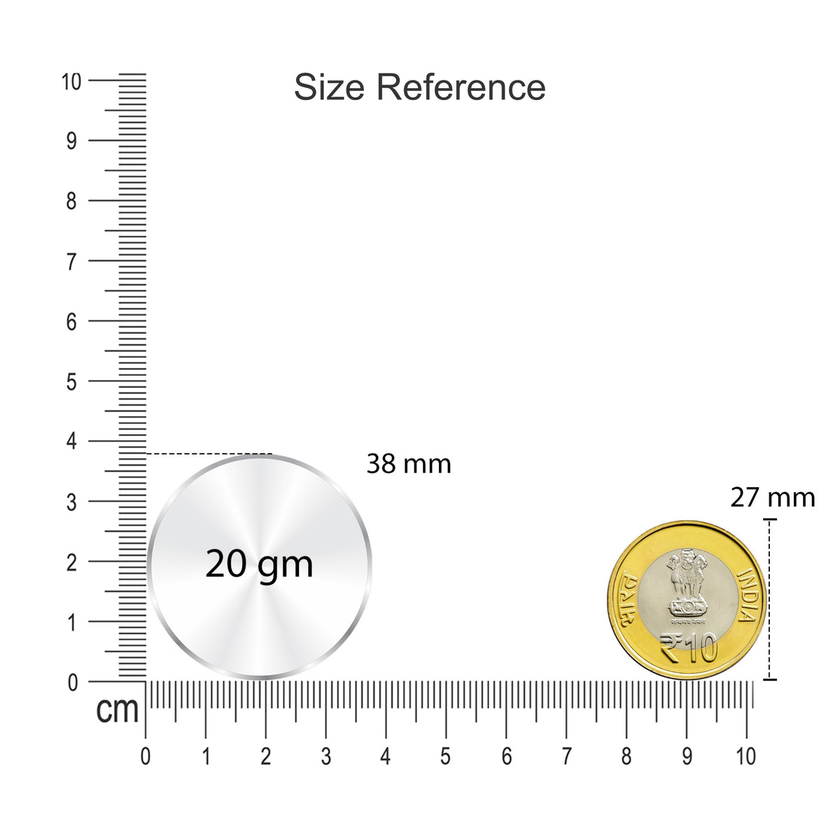 BIS Hallmarked Akshaya Tritiya Silver Coin 999 Pure