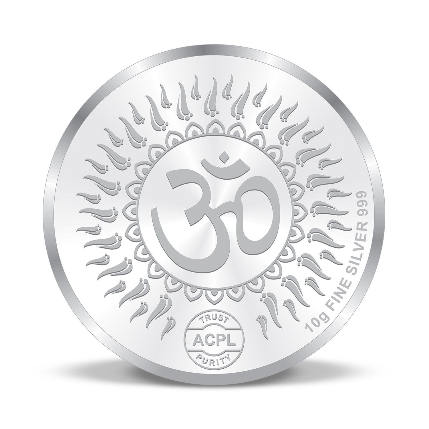 BIS Hallmarked Shree Laxmi & Lord Ganesha 999 Pure Silver Coin