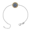 Personalised 925 Sterling Silver Name & Message King Bro Rakhi Bracelet for Brother