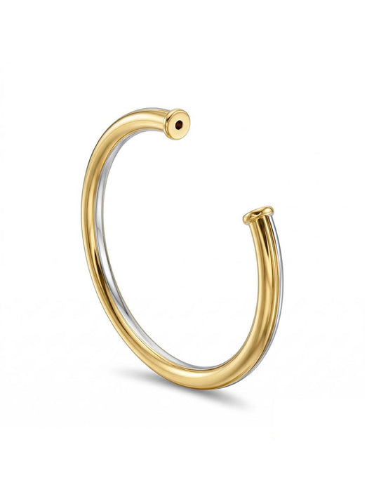 Minimal Curve Open Bangle