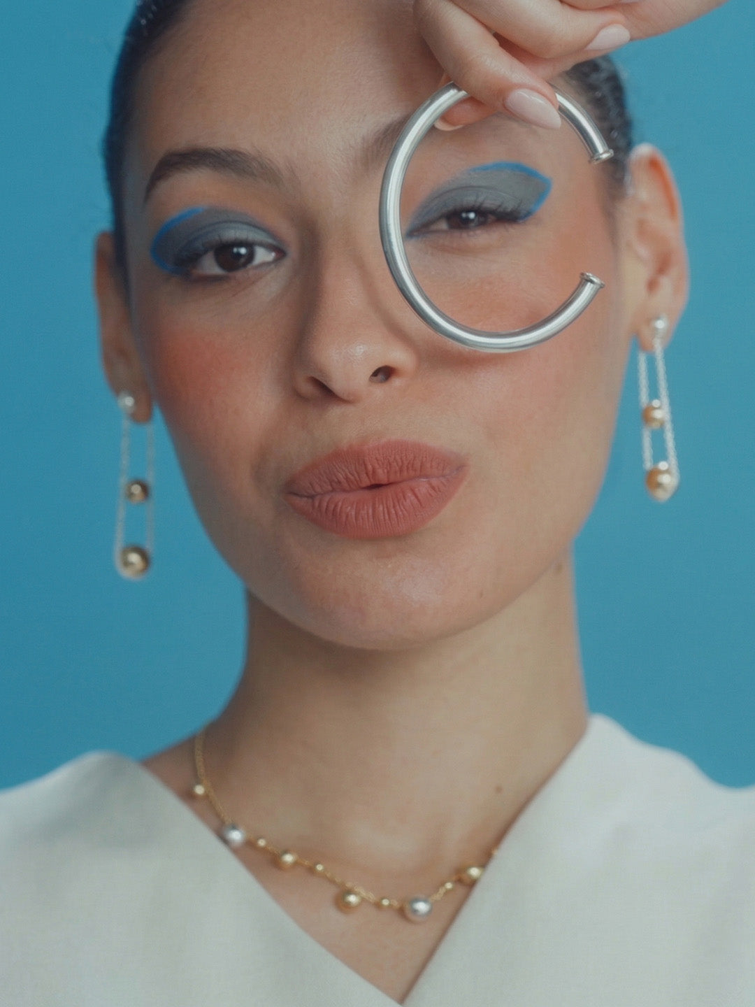 Minimal Curve Open Bangle