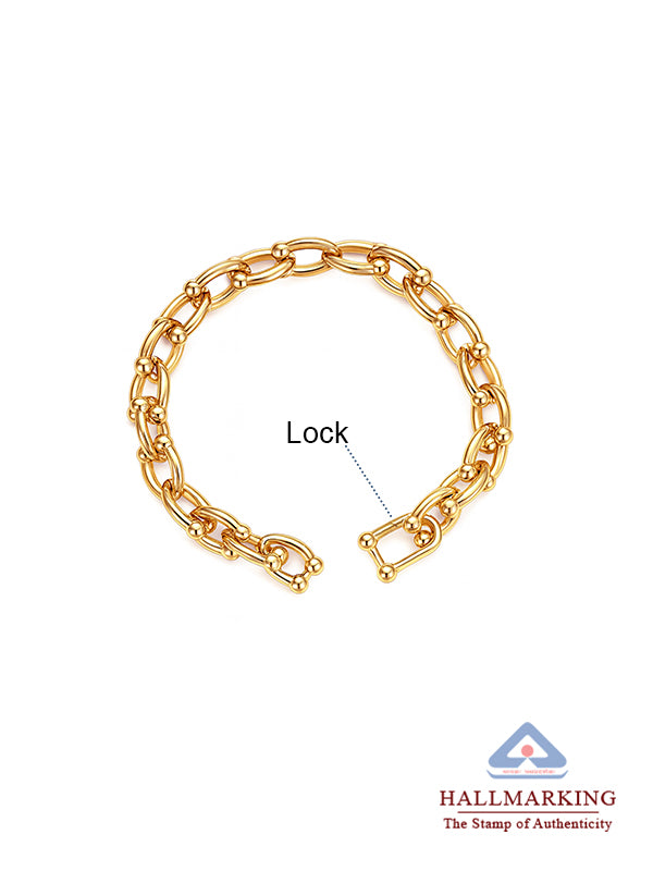Aurelia Bold Link Loop Bracelet