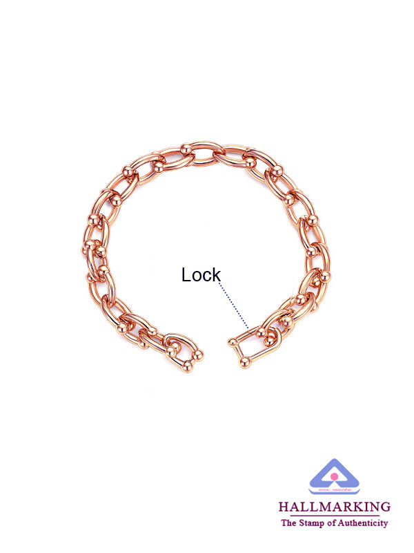 Aurelia Rose Link Loop Bracelet