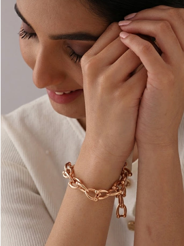 Amara Rose Beaded Link Bracelet