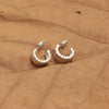 925 Sterling Silver Italian Design Hoop Earrings for Women and Teens