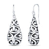 925 Sterling Silver Filigree Antique Earrings for Women
