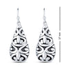 925 Sterling Silver Filigree Antique Earrings for Women