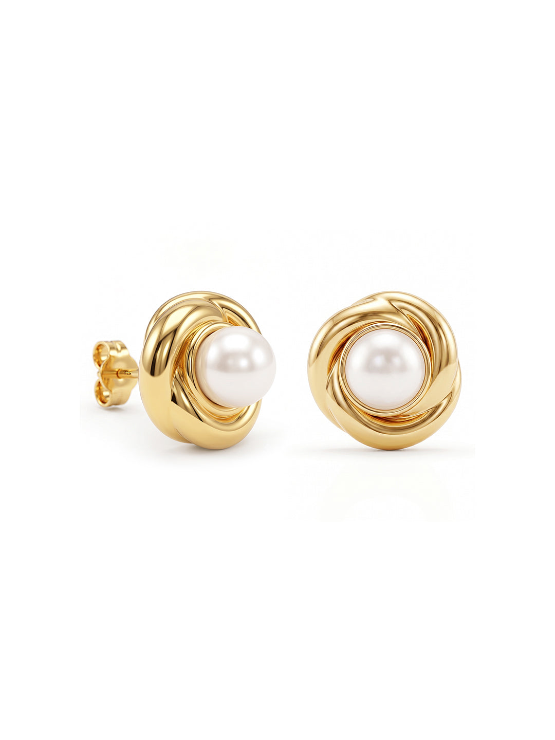 Gold Stud Earrings