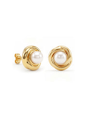 Gold Stud Earrings