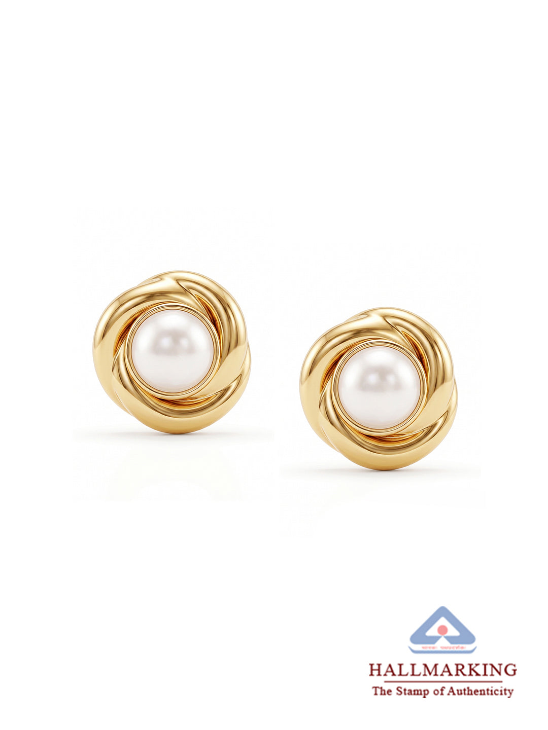 Gold Stud Earrings
