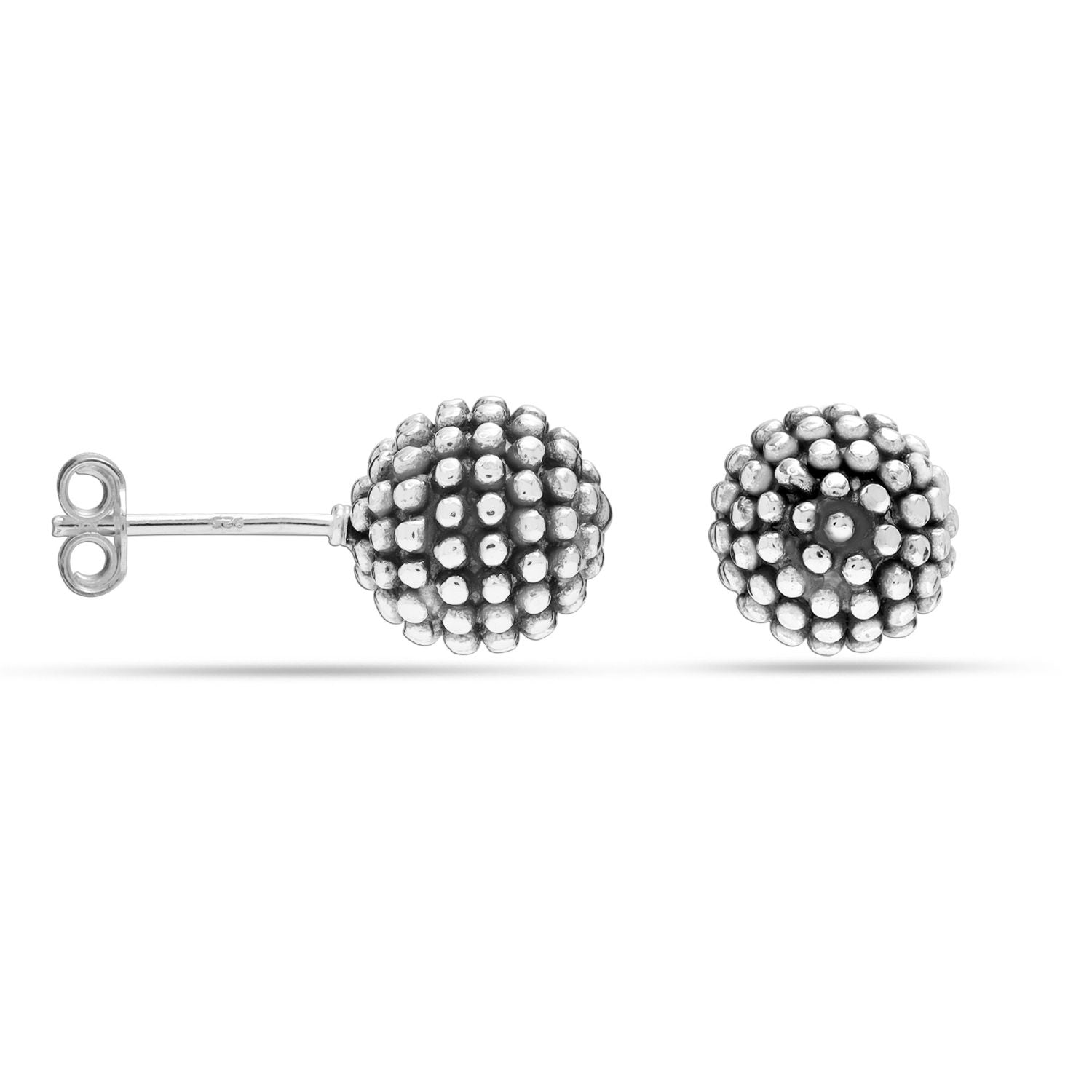 Dual Tone Stud Earrings