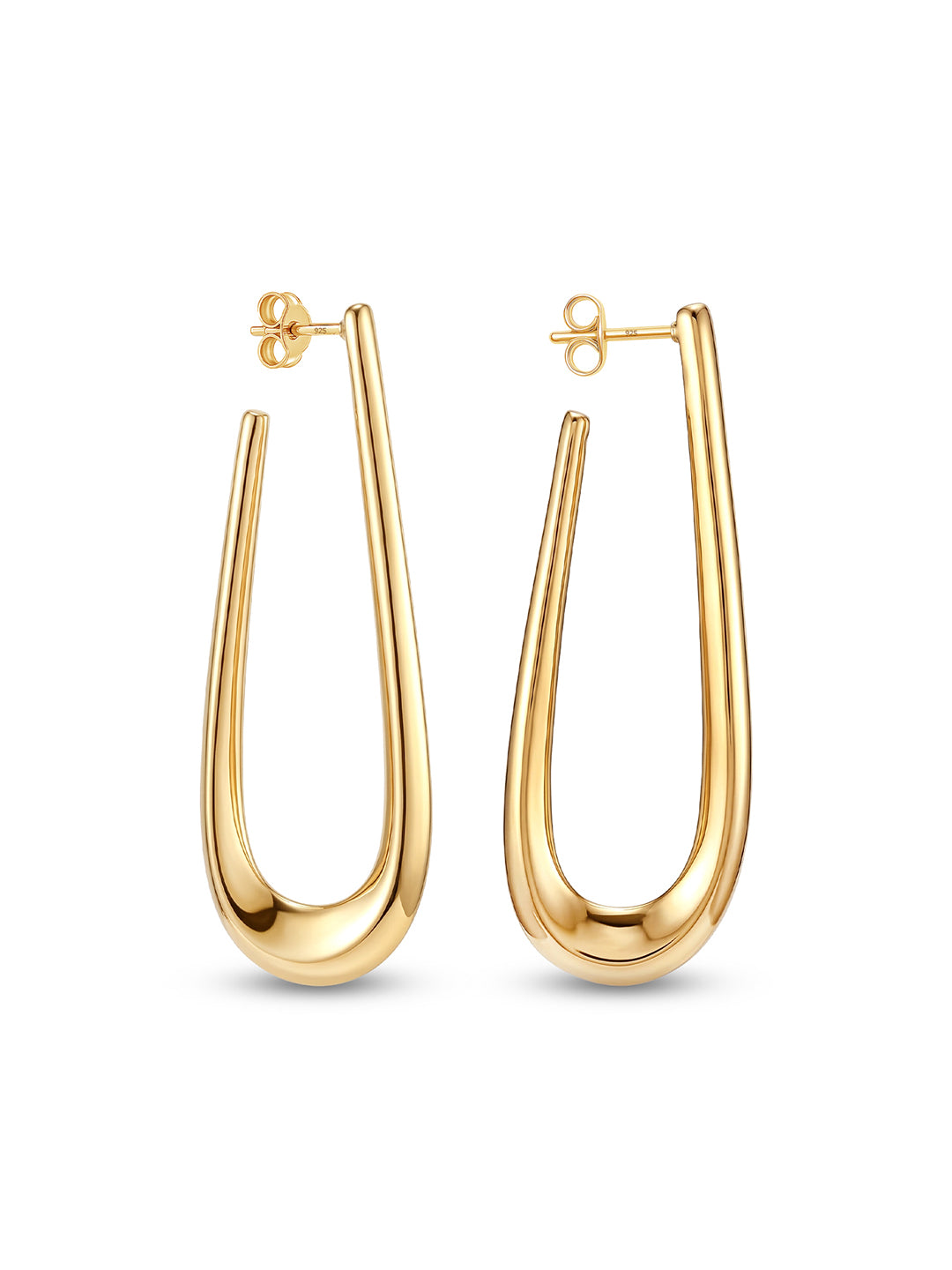 Valencia Bold Flash Arc Dangler Earring