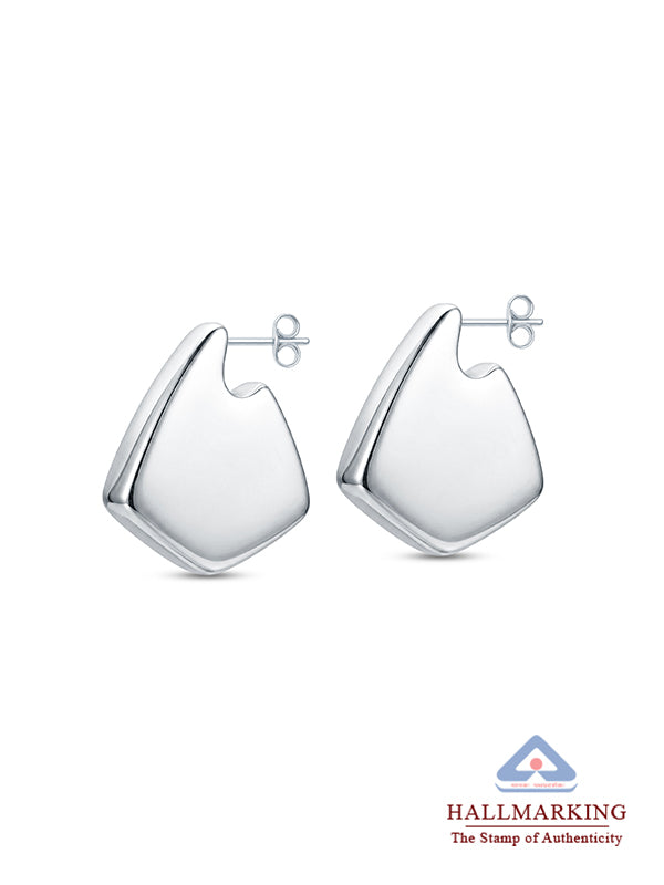 Orion Pentagon Stud Earrings