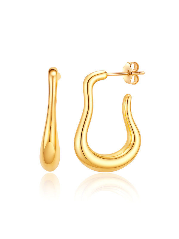 Lissara Oval Drops (Silver)