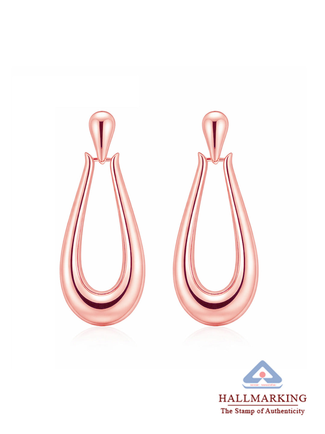 Lissara Oval Rose Gold Drops