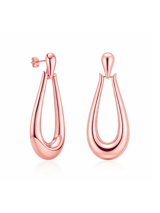 Lissara Oval Rose Gold Drops