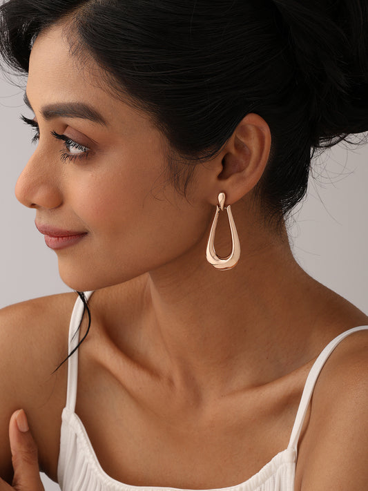 Lissara Oval Rose Gold Drops