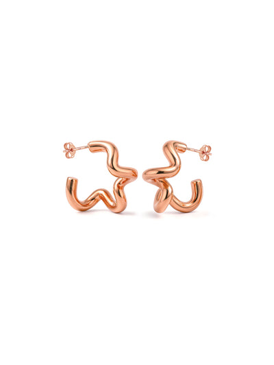 Oceane Flow Hoop Earrings